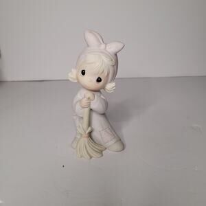Precious Moments Figurine - Child with Broom Collectible